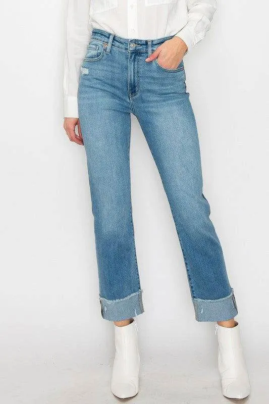 Artemis Vintage High Rise Straight Jeans