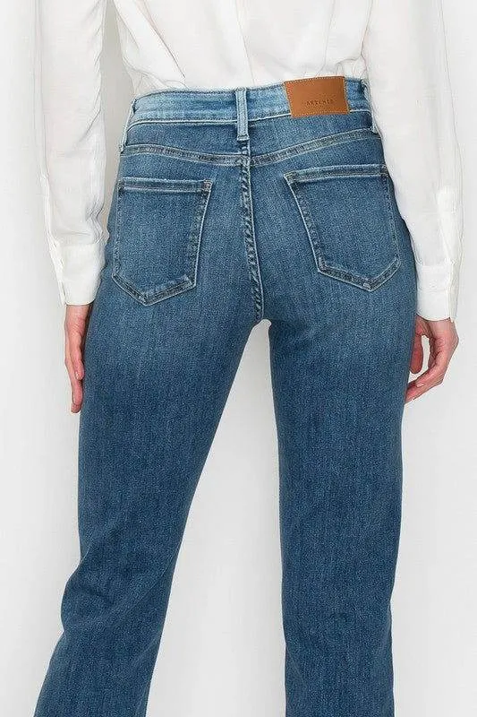 Artemis Vintage High Rise Straight Jeans