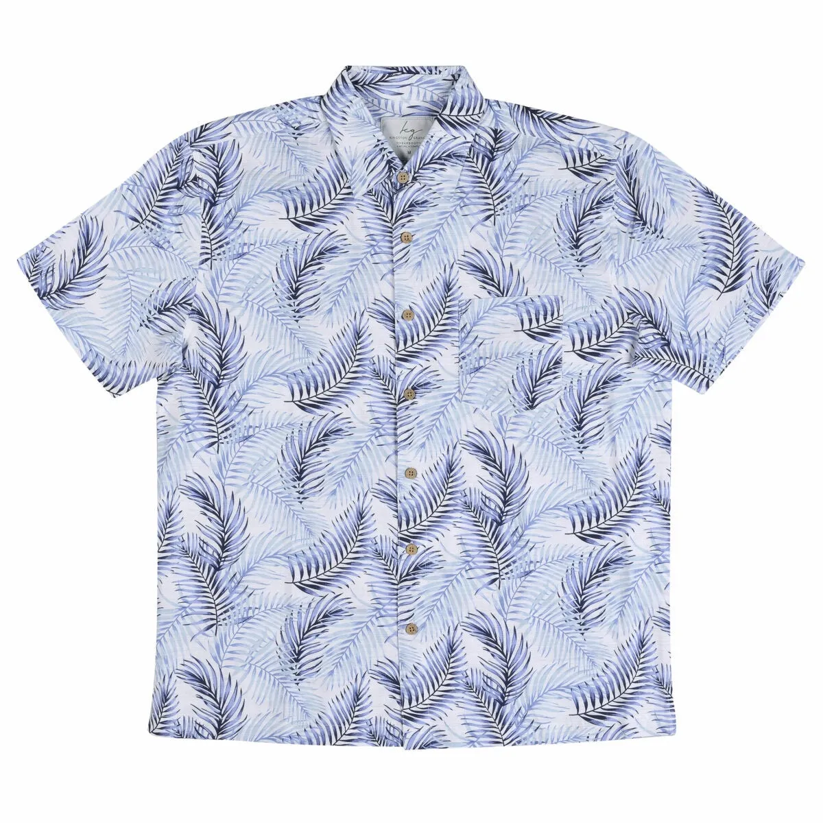 Bamboo Shirt - Blue Fern