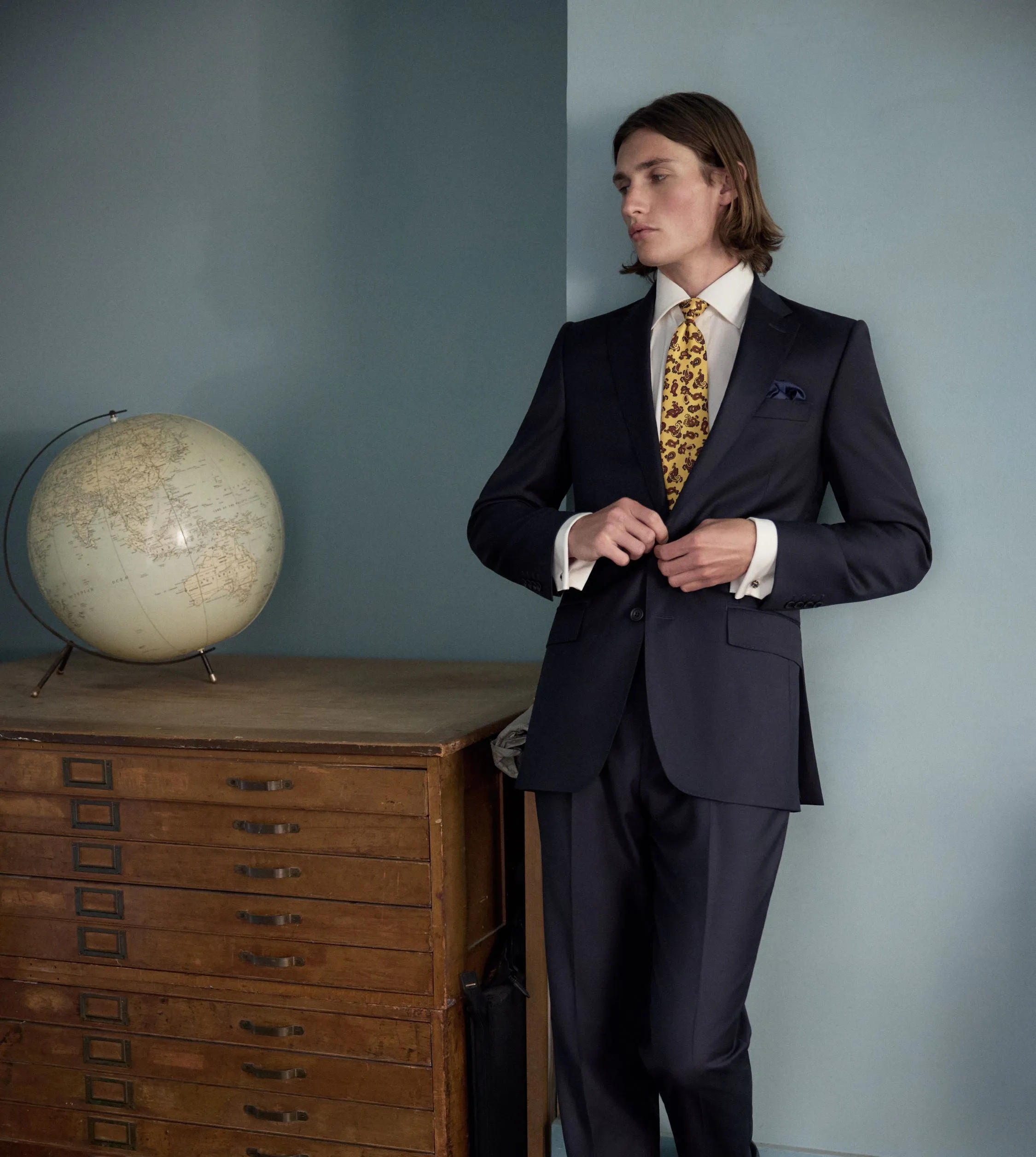 Eaton Suit - Navy Twill