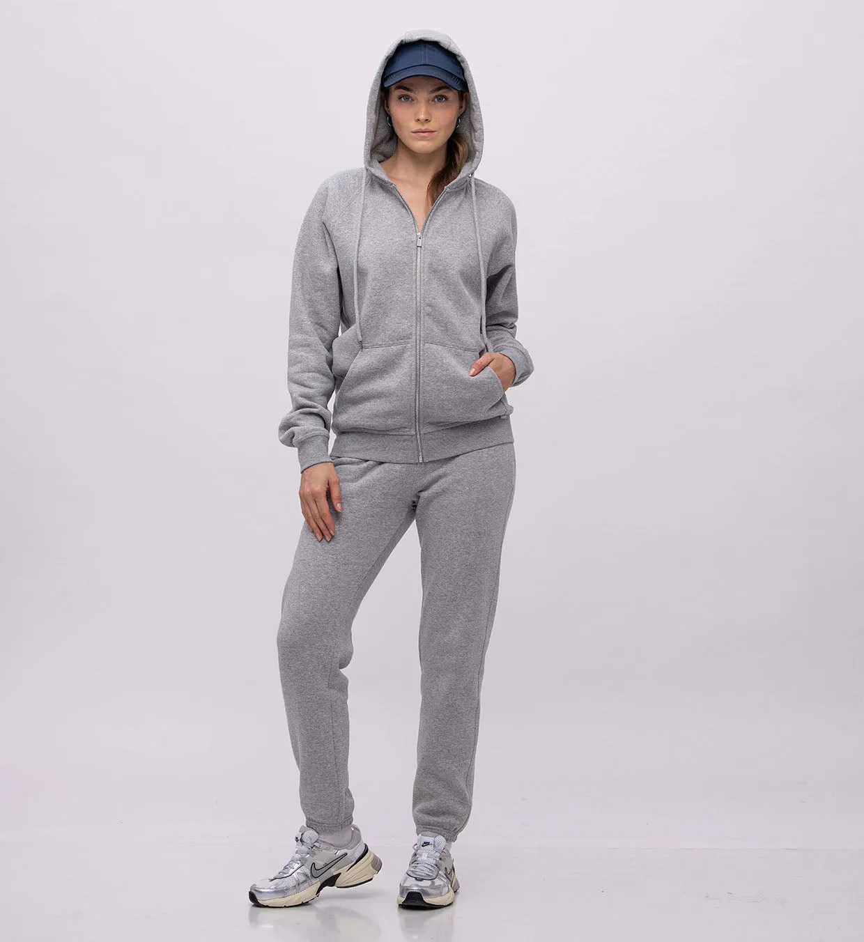 Fleece Hoody   Zipper Women