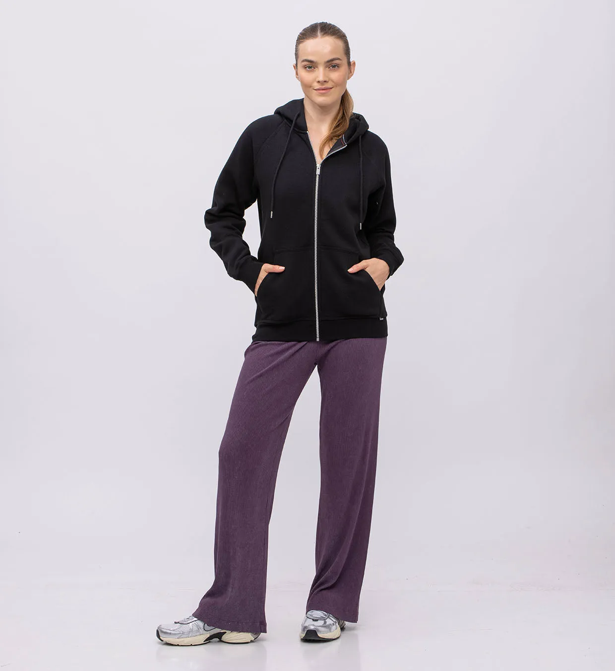 Fleece Hoody   Zipper Women