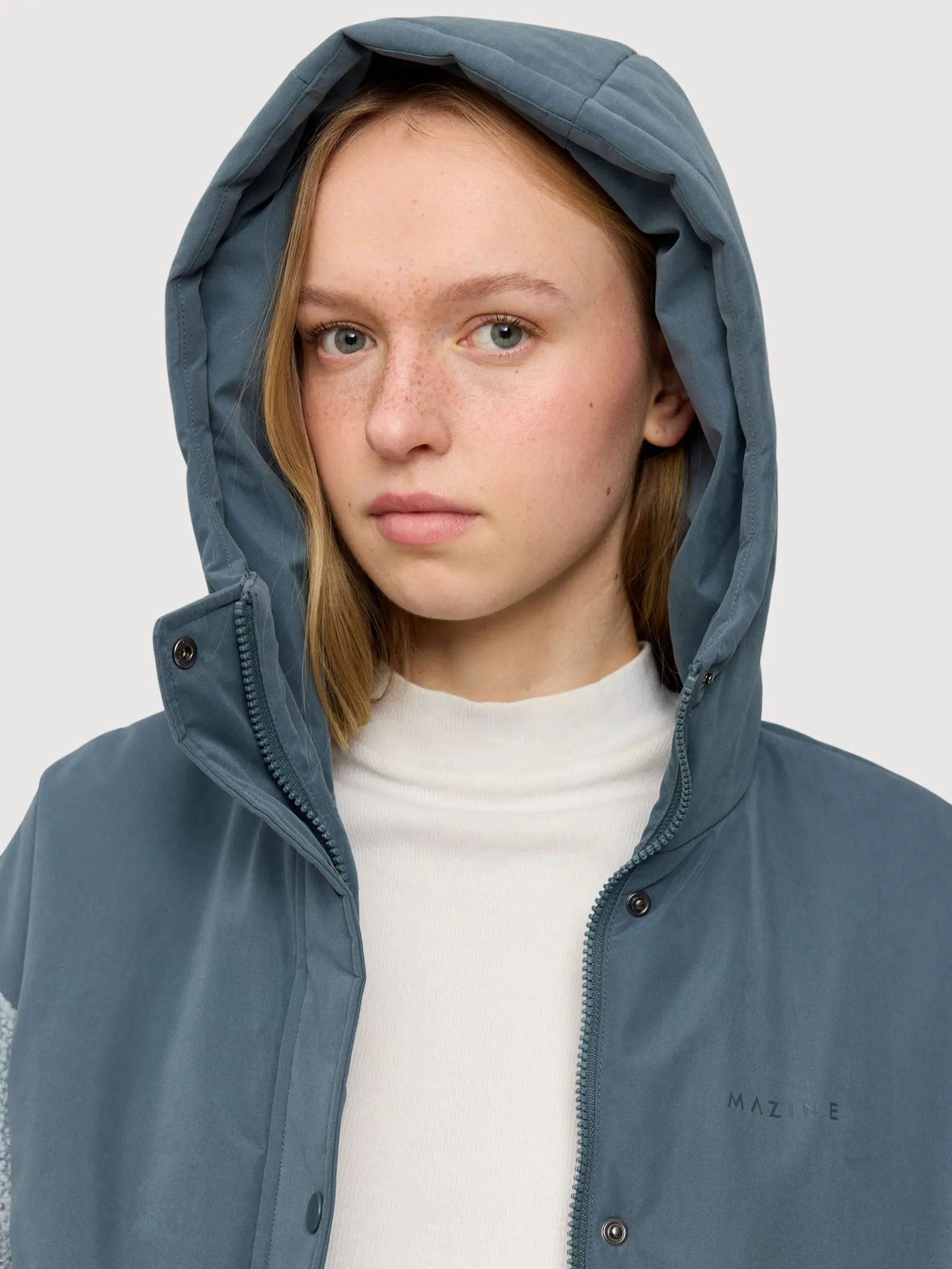 Laine Jacket Steel Blue/Ice Blue Women | Mazine