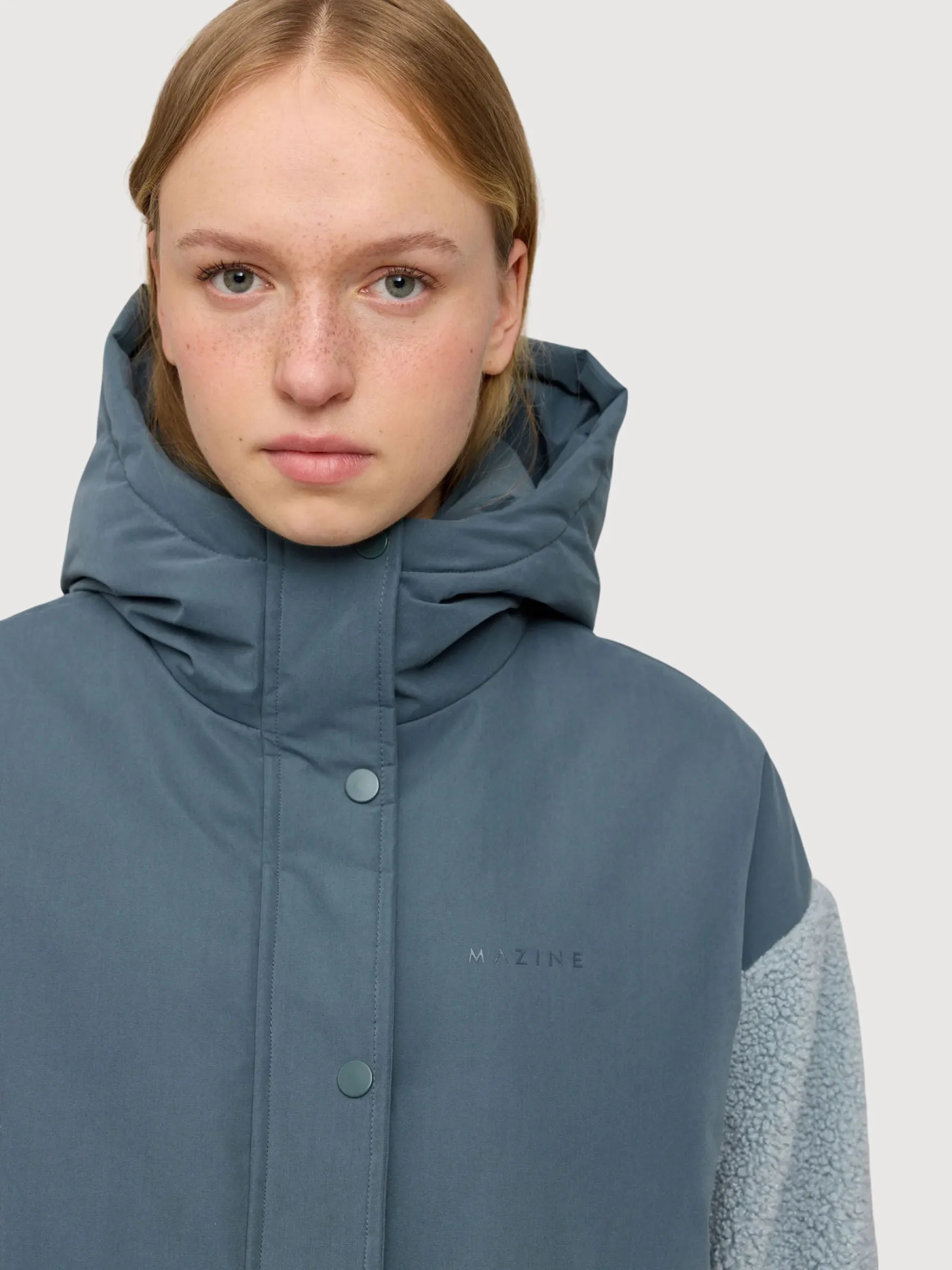 Laine Jacket Steel Blue/Ice Blue Women | Mazine