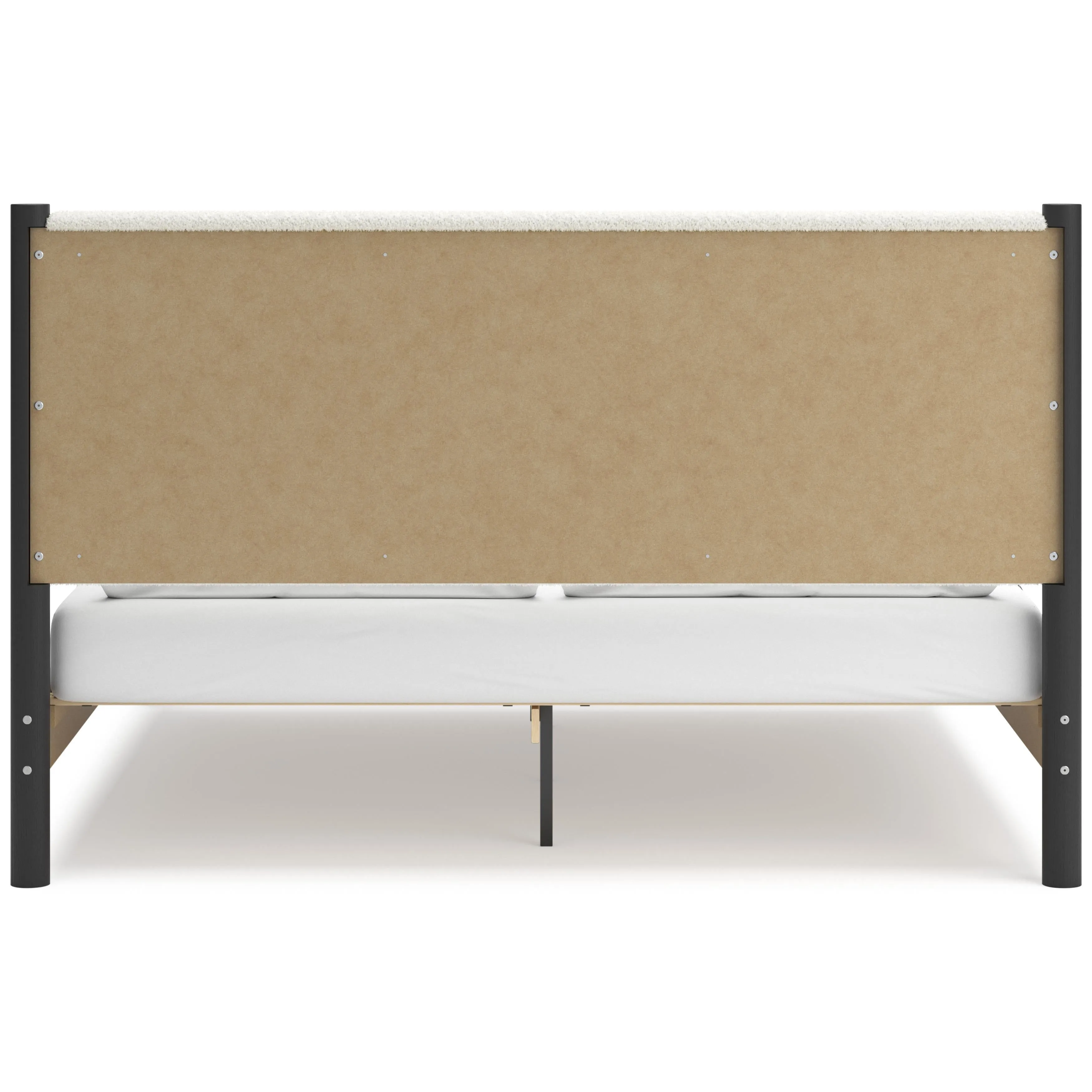 Signature Design by Ashley Cadmori King Upholstered Panel Bed B2616-58/B2616-56/B100-14