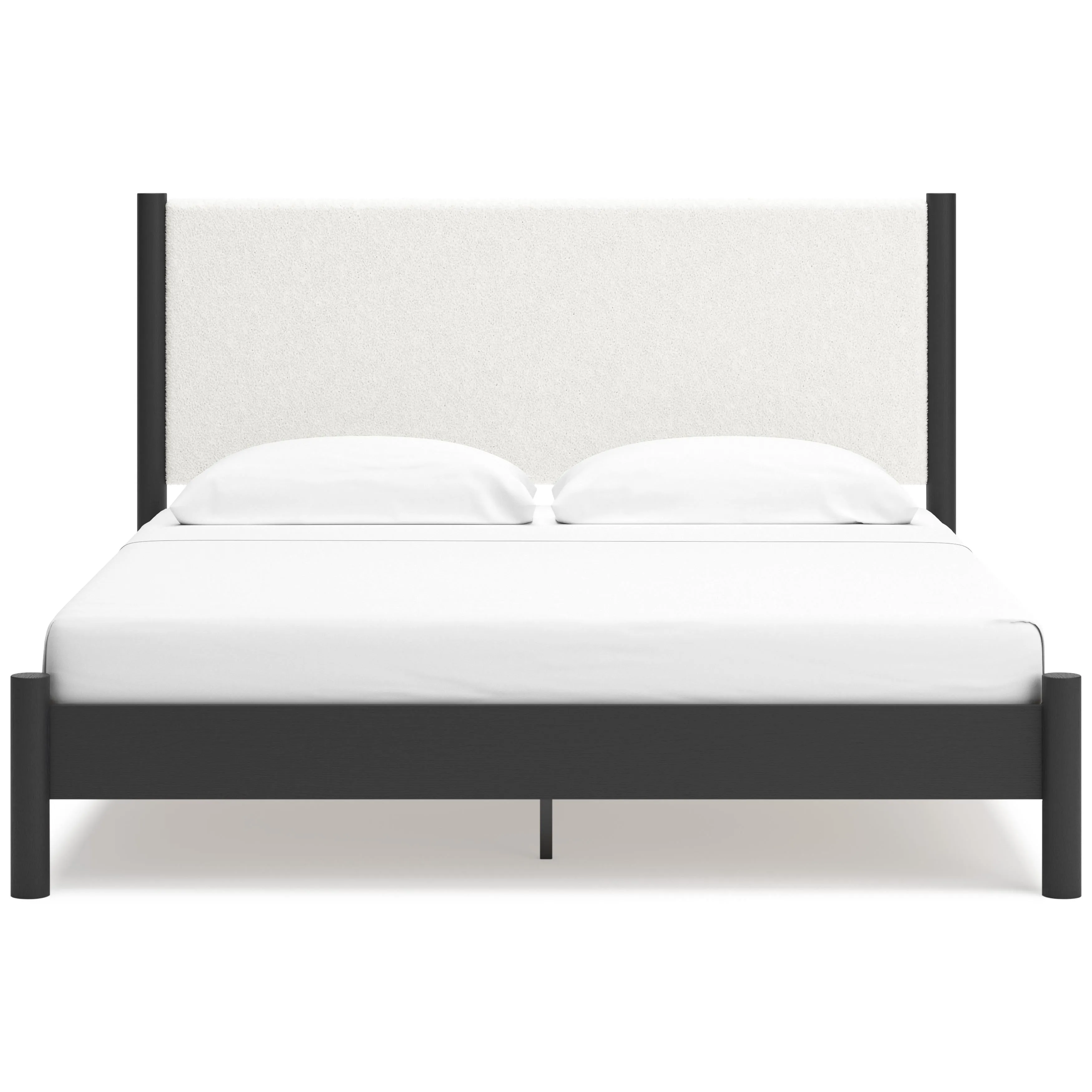 Signature Design by Ashley Cadmori King Upholstered Panel Bed B2616-58/B2616-56/B100-14