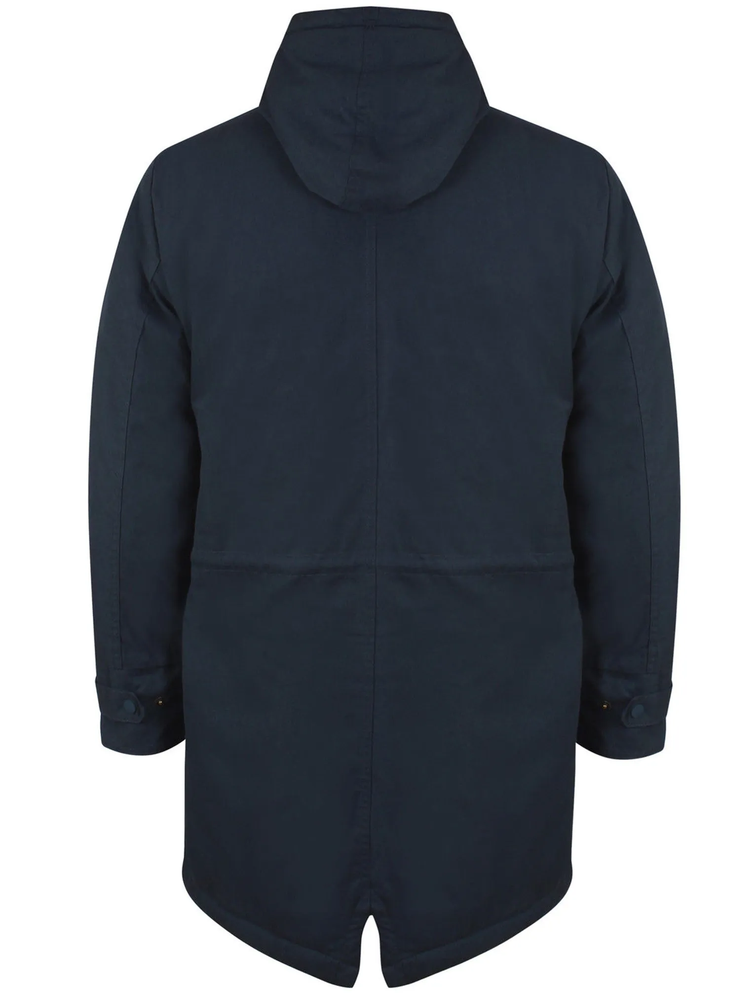 Spellman Borg Lined Parka Jacket in Midnight Blue  - Tokyo Laundry