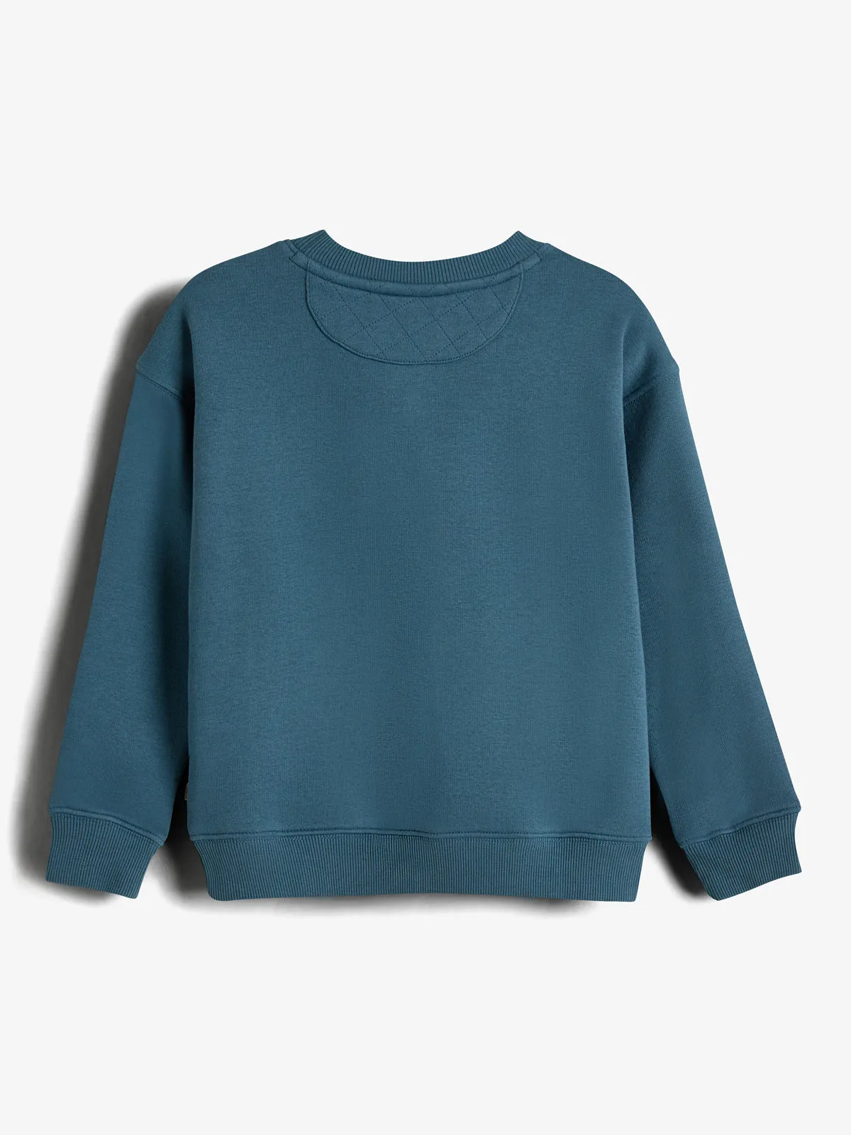 Sweatshirt Fox Badge - Kids - Stormy Blue