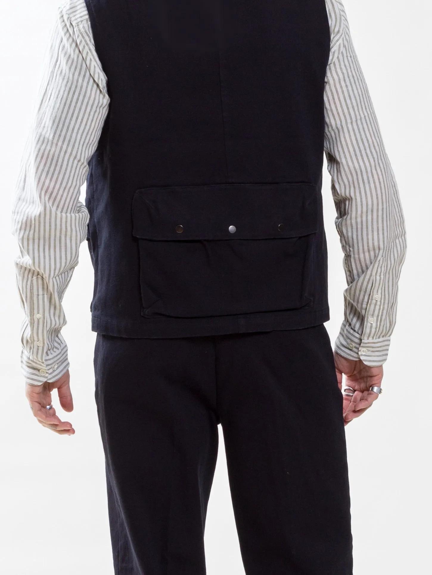 Uncle Bright, Survival Vest, Black Twill