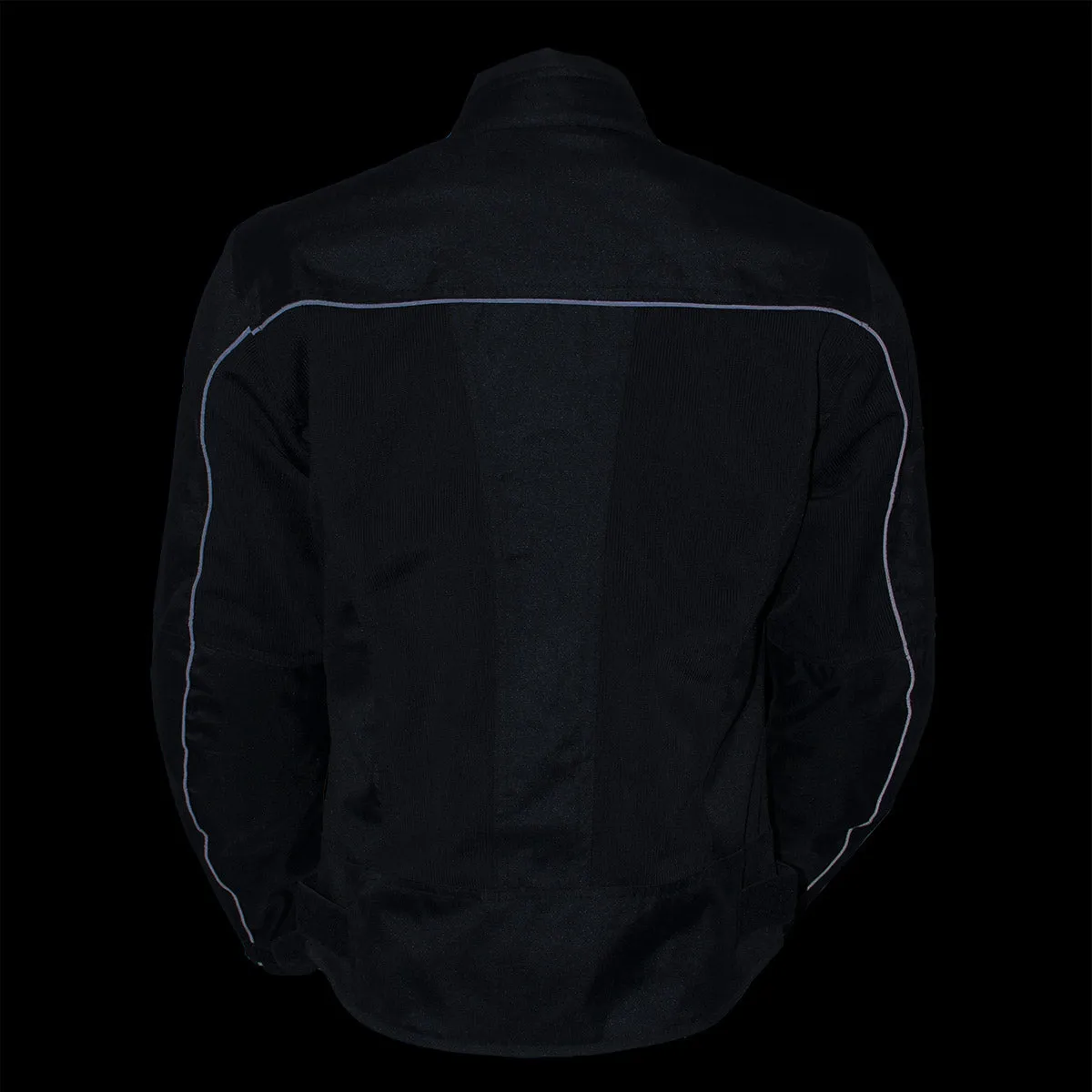 Xelement Women's Shade Black Textile and Mesh Scooter Motorcycle Biker