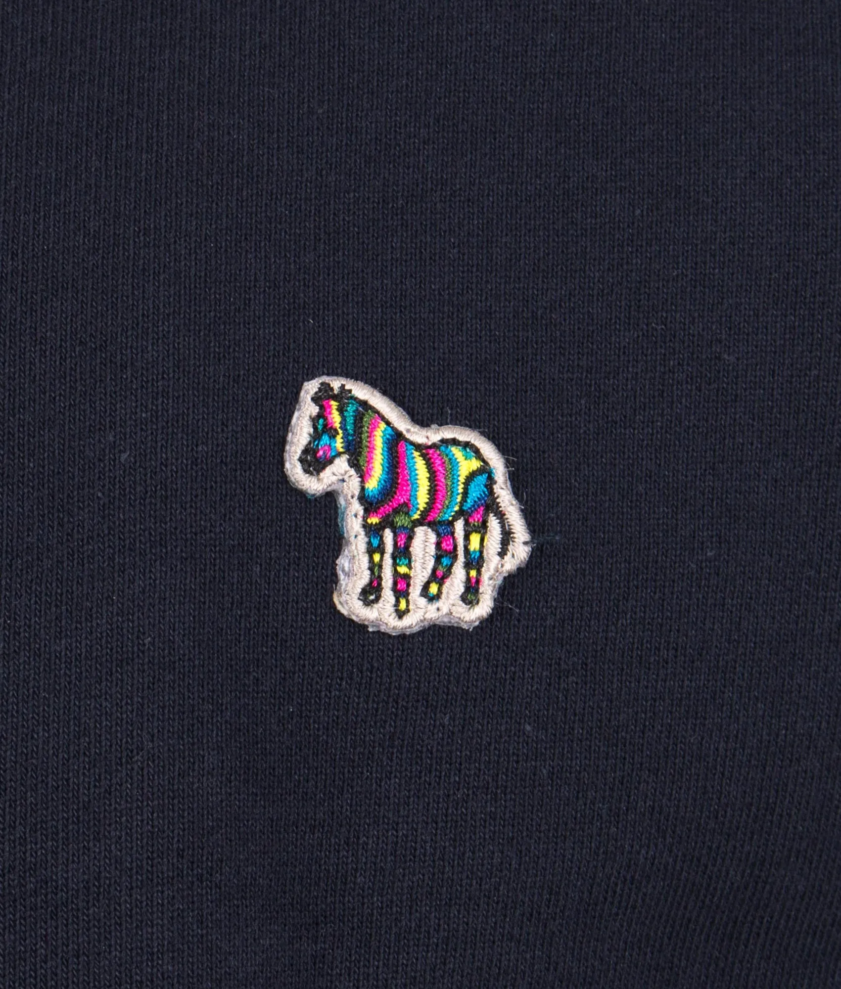 Zebra Logo Zip Through Hoodie